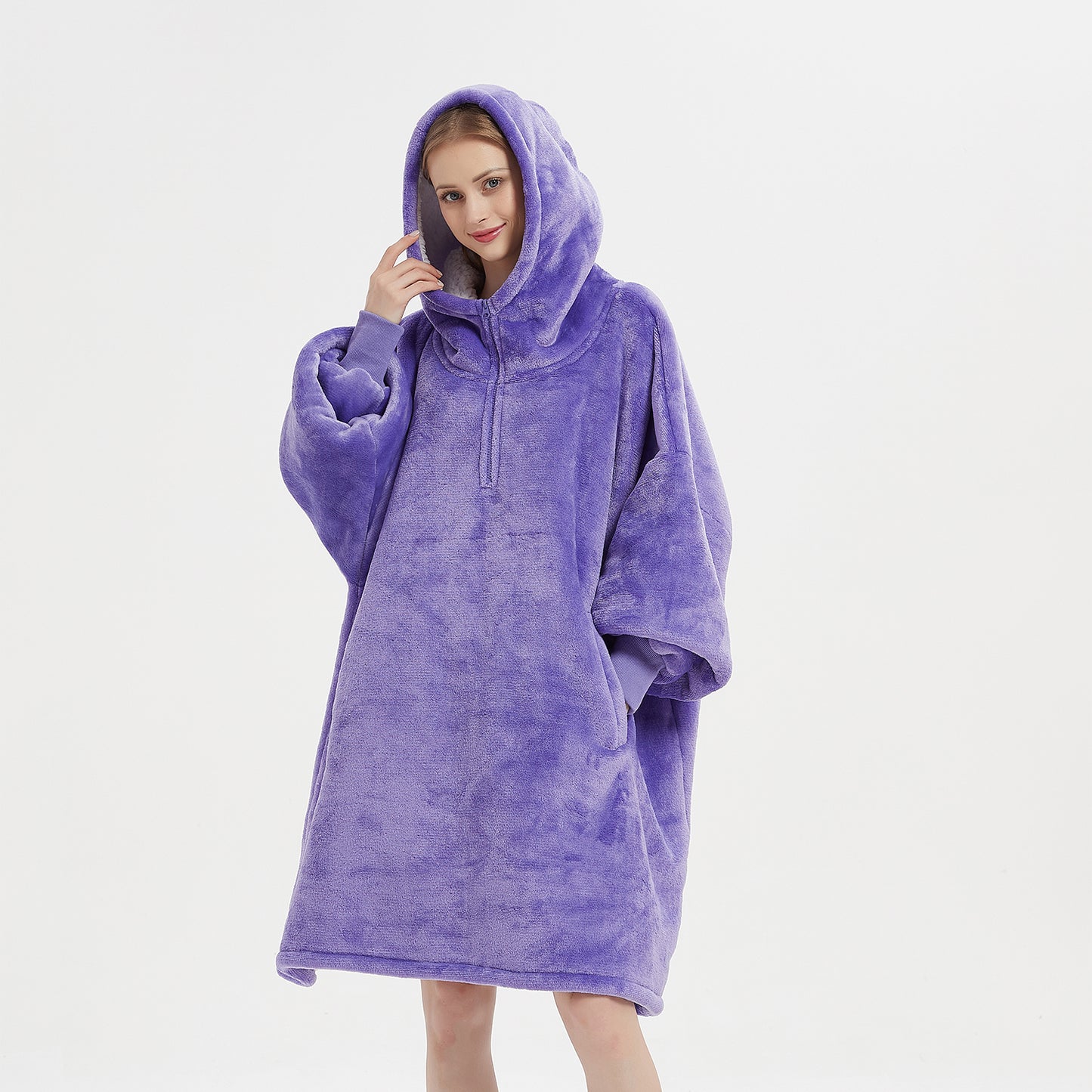CozyCocoon Oversized Fleece Hoodie