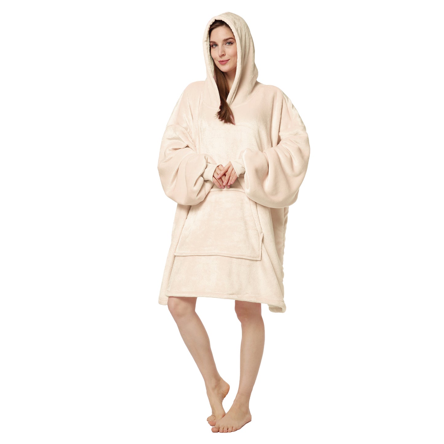 CozyCocoon Oversized Fleece Hoodie