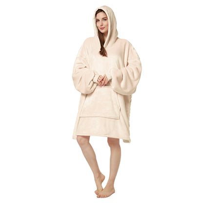 CozyCocoon Oversized Fleece Hoodie