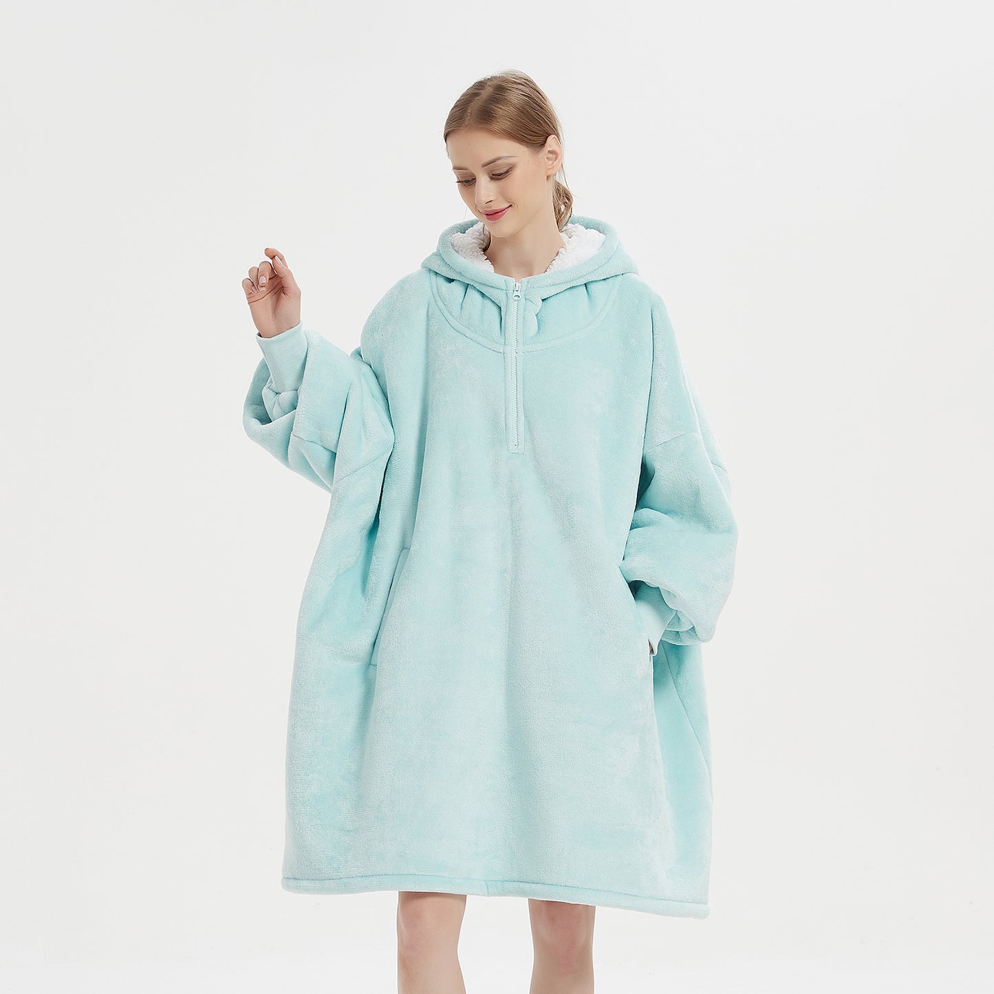 CozyCocoon Oversized Fleece Hoodie