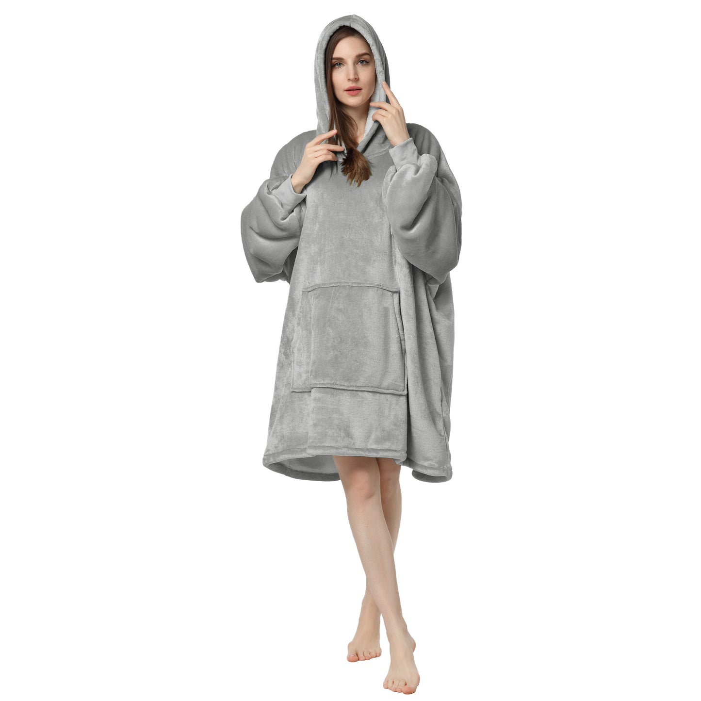 CozyCocoon Oversized Fleece Hoodie