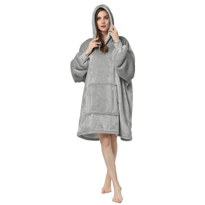 CozyCocoon Oversized Fleece Hoodie