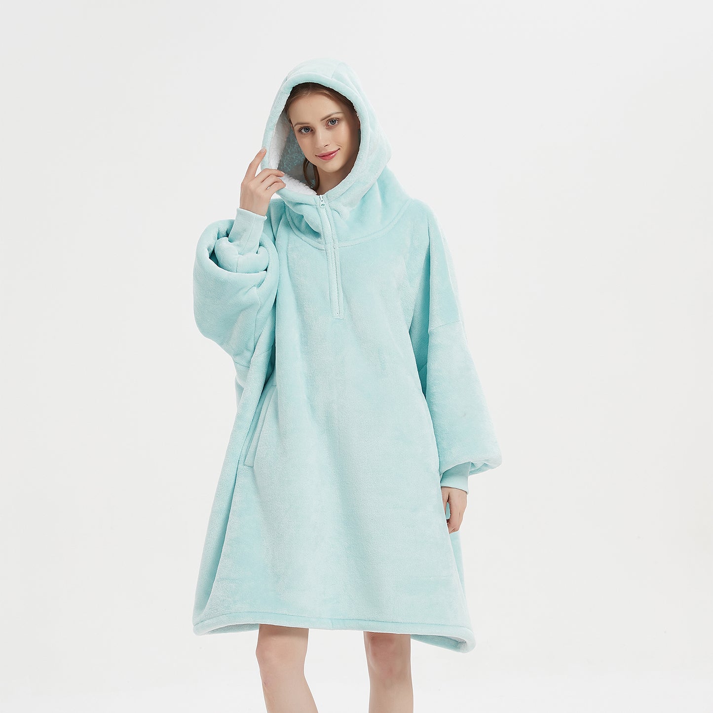 CozyCocoon Oversized Fleece Hoodie