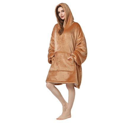 CozyCocoon Oversized Fleece Hoodie